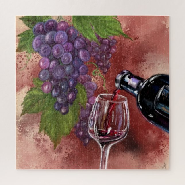 In Vine Veritas Puzzle (Vertikal)