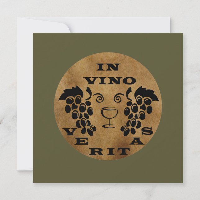 In vino veritas (Vorderseite)