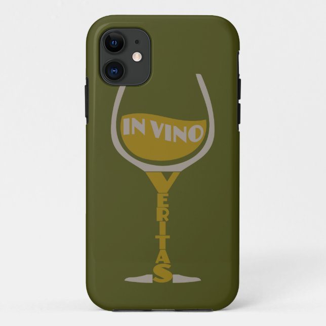 In Vino Veritas benutzerdefiniertes iPhone-Gehäuse Case-Mate iPhone Hülle (Rückseite)