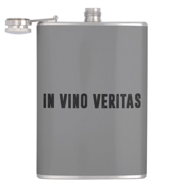 in vino veritas flachmann (Geöffnet)