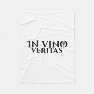 In Vino Veritas _ Latin _ Ancient Rome _ Wine Lieb Fleecedecke
