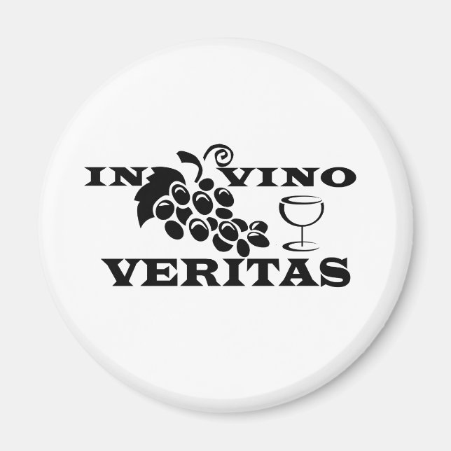 in vino veritas magnet (Vorne)