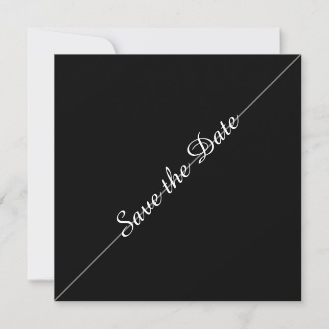 In Vogue Save the Date Minimalistisch (Vorderseite)