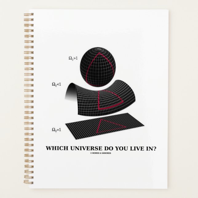 In welchem Universum wohnst du? Astrophysik Planer (Vorderseite)