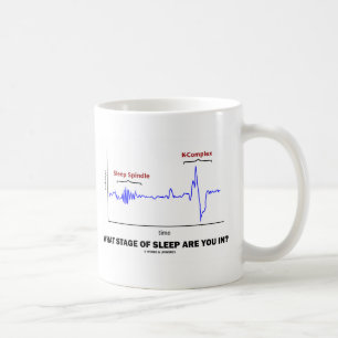 In welcher Bühne des Schlafes sind Sie? Kaffeetasse