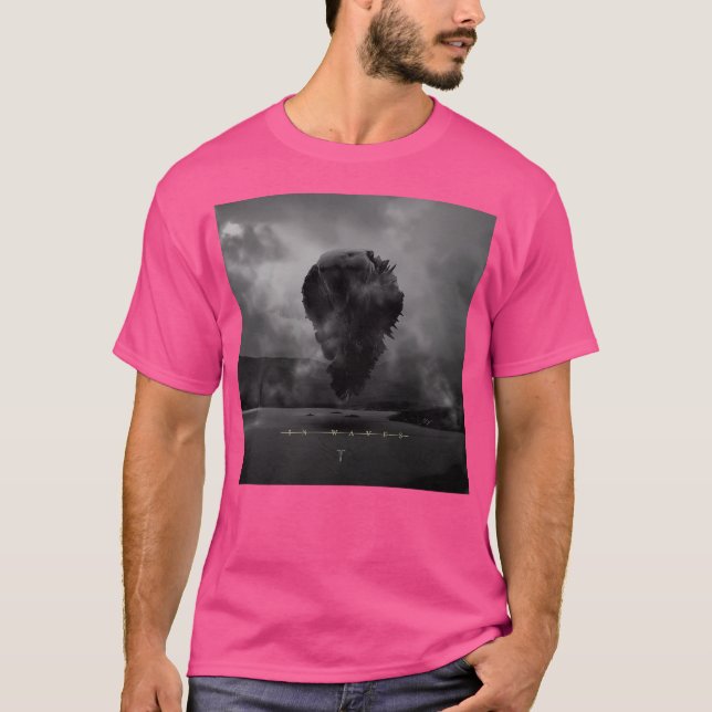 in Wellen T-Shirt (Vorderseite)