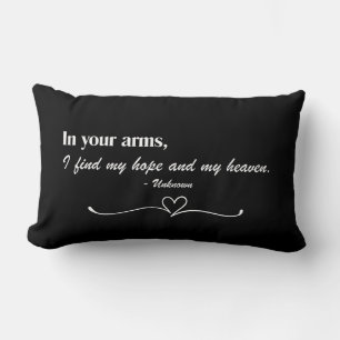 "In Your Arms" Kissen Liebe Wurfkissen