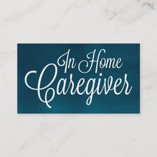 In Zuhause Caregiver Bürste Visitenkarte (Vorderseite)