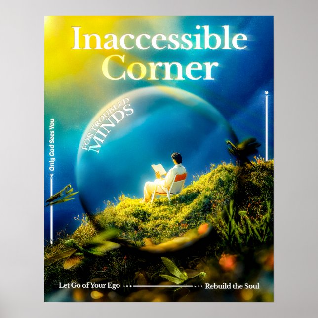Inaccessible Corner − Where the Mind Finds Silence Poster (Vorne)