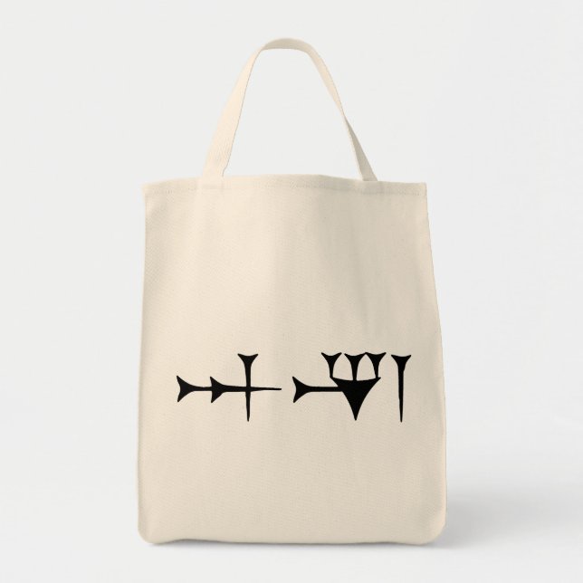 Inanna Cuneiform Tragetasche (Vorne)