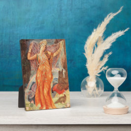 Inanna/Ishtar Pagan Wiccan Goddess Altar Plaque Fotoplatte