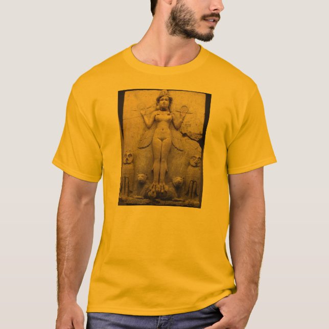 Inanna sumerisches Gott-Shirt T-Shirt (Vorderseite)