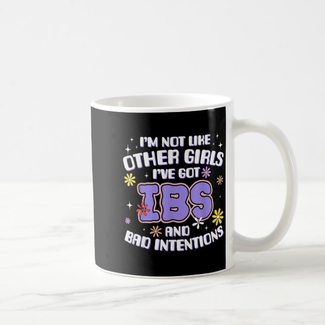 Inappropriate Funny Ibs Meme Embarring Adult Humor Kaffeetasse (Rechts)
