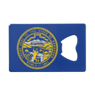 Inaugurateur de bouteilles en acier avec drapeau d