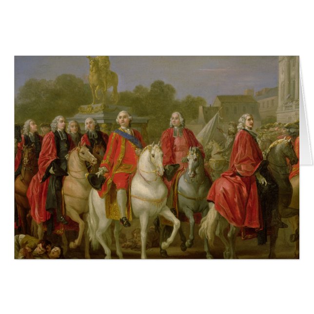 Inauguration de l'endroit Louis XV (Devant horizontal)