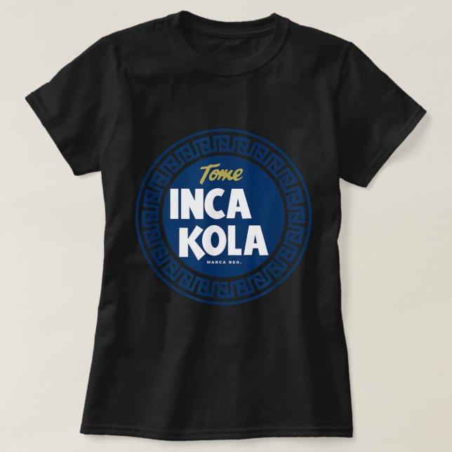 Inca Kola Peru Golden Kola Bubblegum Creme Soda T-Shirt (Design vorne)