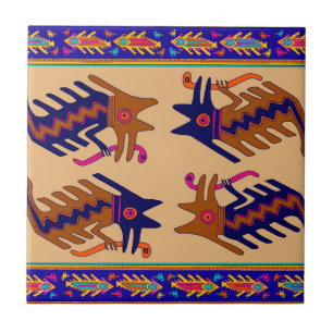 Inca Stamm Serpent Fliese