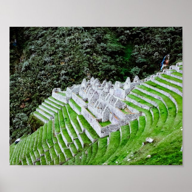 Inca Trail Machu Picchu Peru - Wanderfotografie Poster (Vorne)