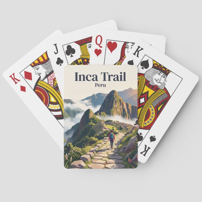 Inca-Trail Peru Spielkarten (Rückseite)