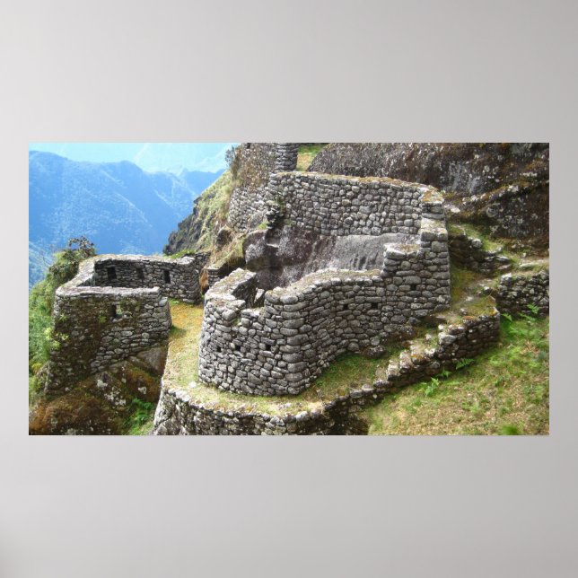 Inca trail Ruins Poster (Vorne)