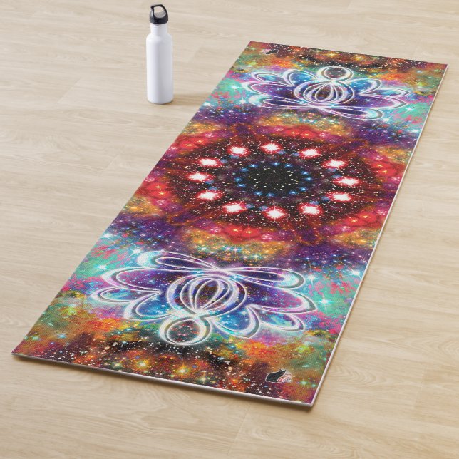 Incandescence Zen Lotus Star Kaleid Yogamatte (Beispiel)