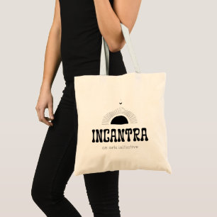 incantra Hauptlogo (dunkel auf hell) Tragetasche