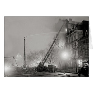 Incendie à cinq alarmes la nuit, 1925