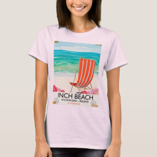 Inch Beach, An Daingean - Ireland Reiseplakat T-Shirt
