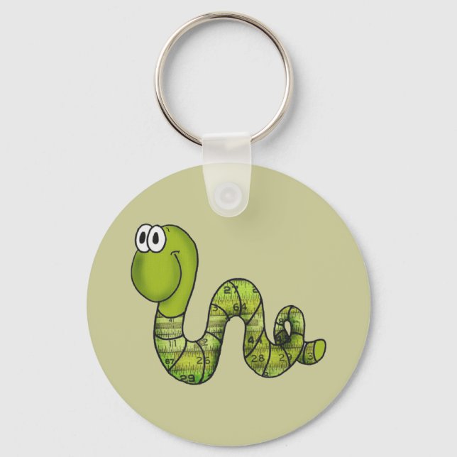 Inch-Wurm-Sammlung Schlüsselanhänger (Vorderseite)