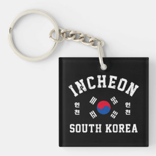 Incheon Südkorea T-Shirt Schlüsselanhänger