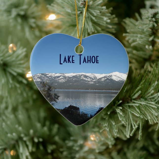 Incline Village, North Shore Lake Tahoe Keramik Ornament (Baum)