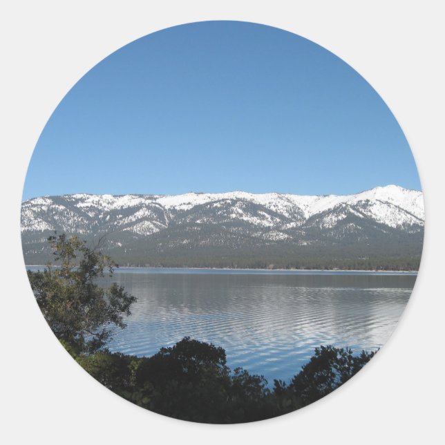 Incline Village, North Shore Lake Tahoe Runder Aufkleber (Vorderseite)