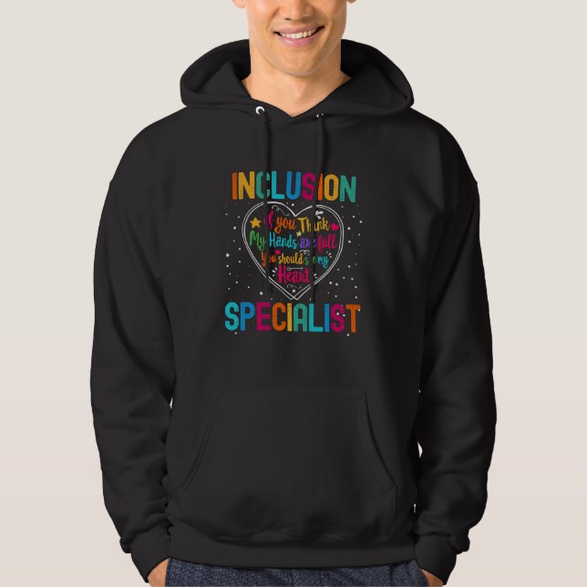 Inclusion Specialist Appreciation Week Back to Sch Hoodie (Vorderseite)