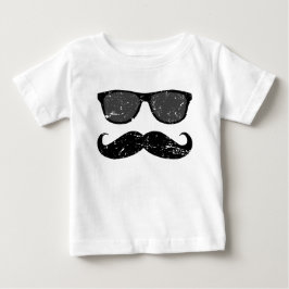 incognito - lustiger Schnurrbart und coole Farbtön Baby T-shirt