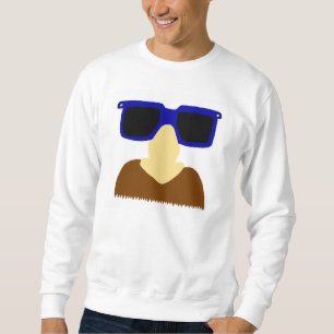 Incognito Moustache & Lunettes Sweatshirt