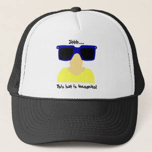 Incognito Mustache & Glasses Hat Truckerkappe