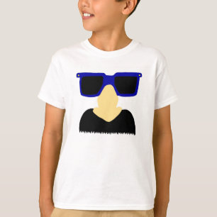 Incognito Mustache & Glasses Kids Basic T - Shirt