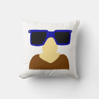 Incognito Mustache & Glasses Kissen