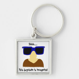 Incognito Mustache & Glasses Schlüsselanhänger