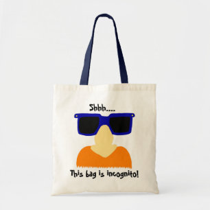 Incognito Mustache & Glasses Tote Bag Tragetasche