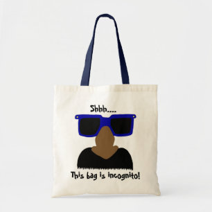 Incognito Mustache & Glasses Tote Bag Tragetasche