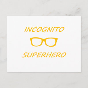 Incognito Superhero 01O Postkarte