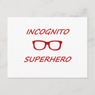 Incognito Superhero 01R Postkarte