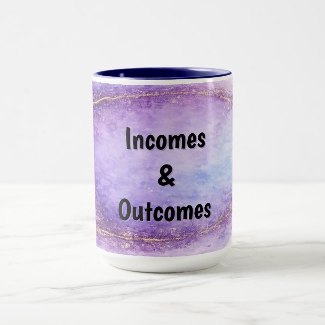 Incomes & Outcomes Mug (Centre)