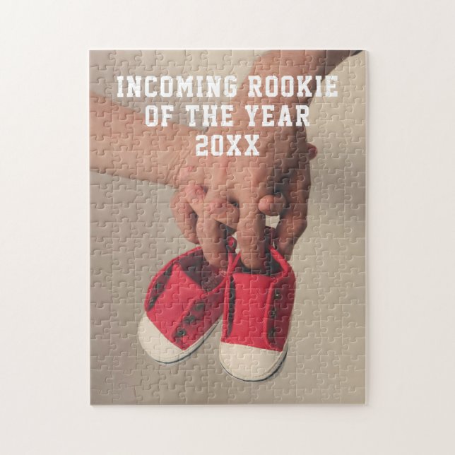 Incoming Rookie Foto Pregnancy Ankündigung (Vertikal)