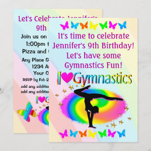 INCONTOURNABLE J'AIME LES INVITATIONS GYMNASTIQUES
