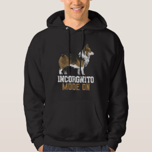 Incorgnito Modus auf Corgi Hund Eigentümer Inkogni Hoodie