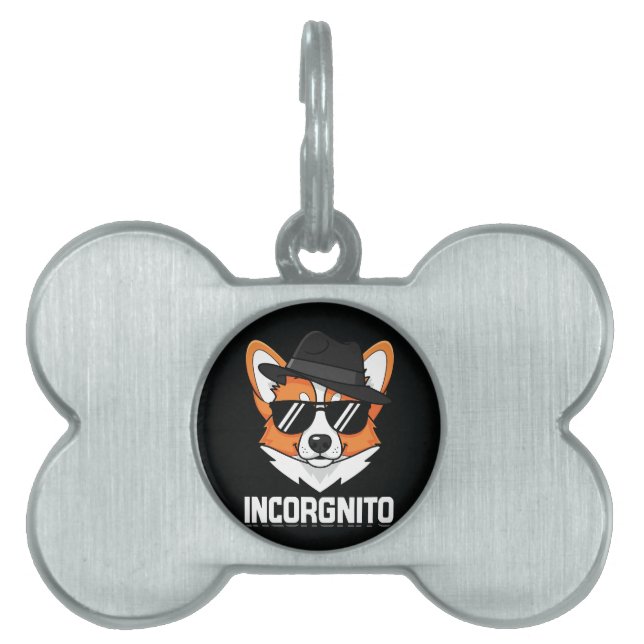 Incorgnito Stealthy Corgi in Shades Tiermarke (Vorderseite)