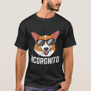 Incorgnito Welsh Corgi Gesicht Hund Pun T-Shirt
