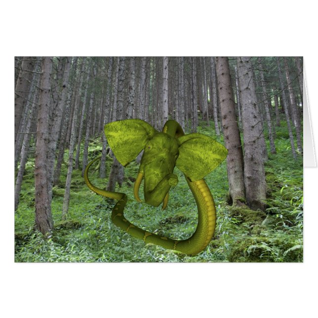 Incroyable éléphant Python (Devant horizontal)